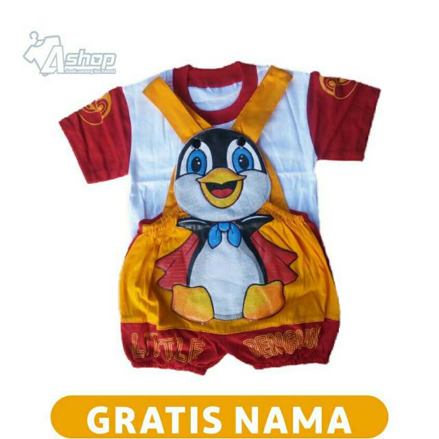 Baju Kodok Bayi Pinguin lucu Terlaris setelan bayi laki laki perempuan