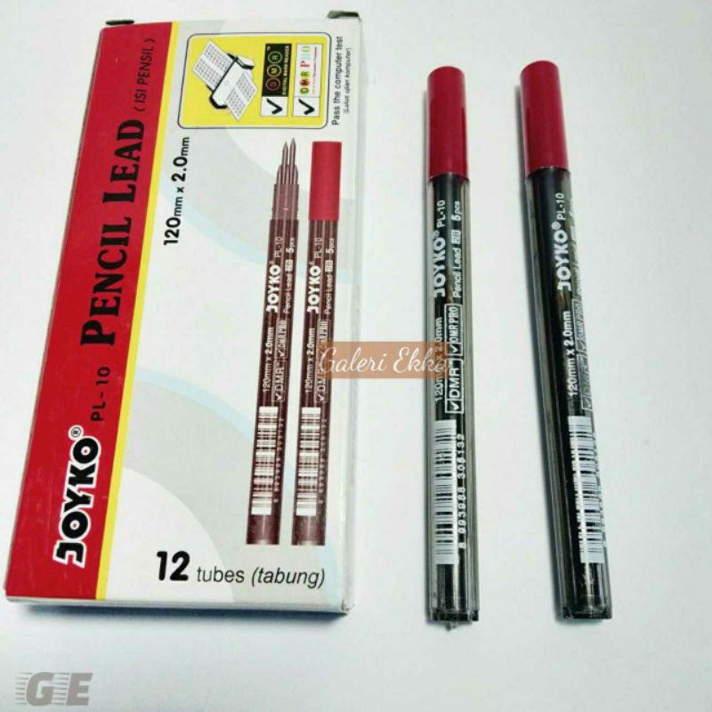 

Isi Pensil Mekanik 2.0 mm Joyko 2B / Refill Pensil Mekanik 2.0 mm / Pensil Lead Joyko PL-10 2.0 mm