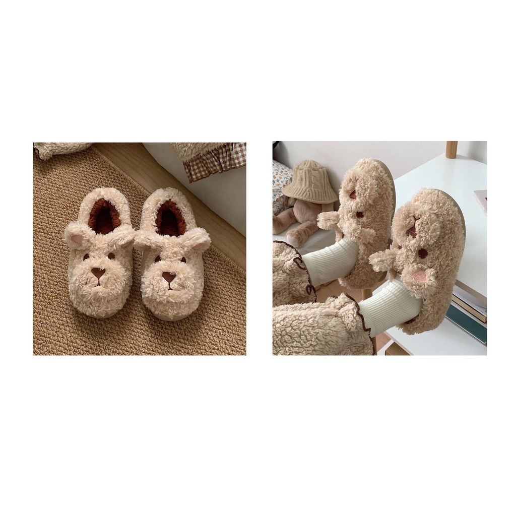 SANDAL RUMAH BERUANG TEDDY BEAR SEPATU KAMAR IMPOR