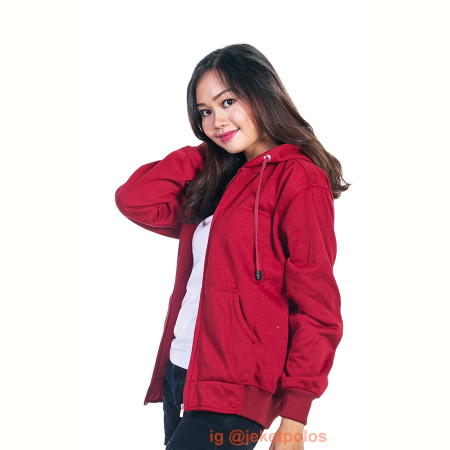 Jaket hoodie zipper polos resleting | jaket polos | jaket resleting | jaket pria/