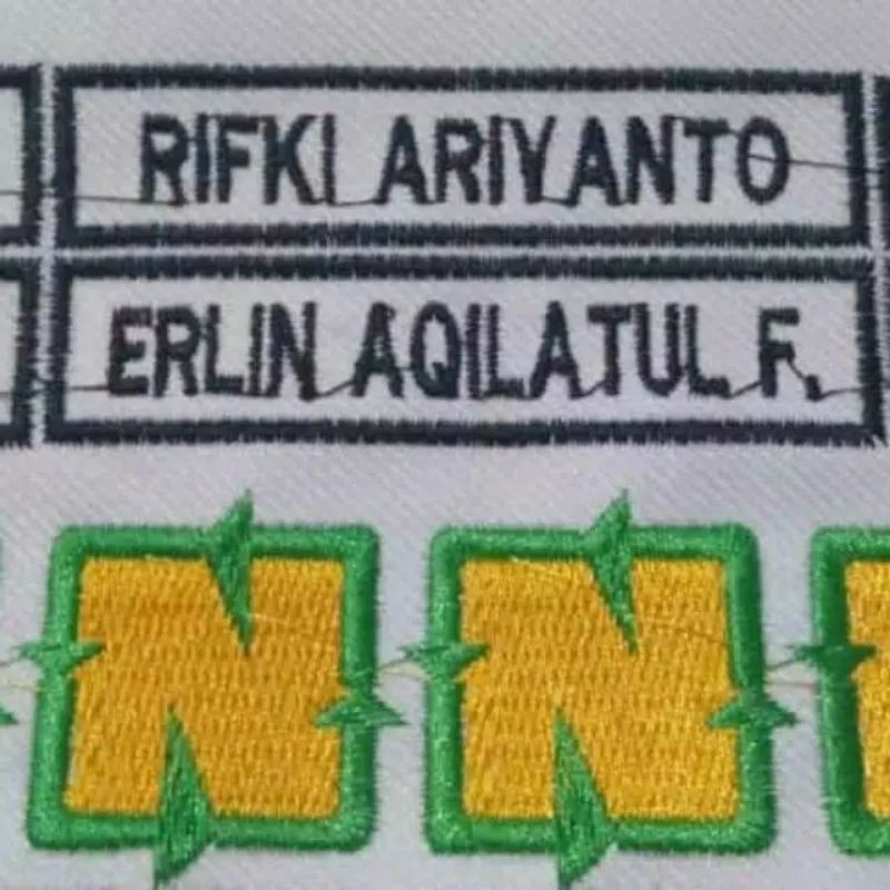 Nama Costum/Bordir Logo NASA/