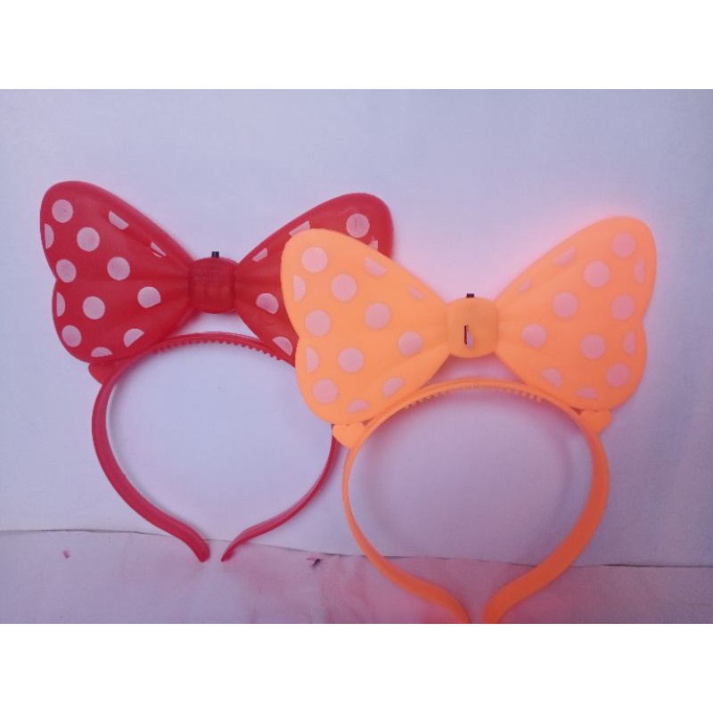 bando anak pita/bando lampu/bando lucu