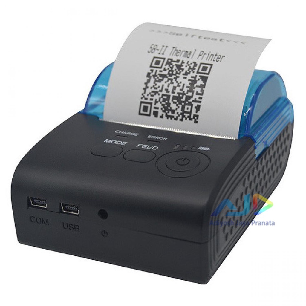 Zjiang Mini Portable Bluetooth Thermal Receipt Printer - 5805-DD