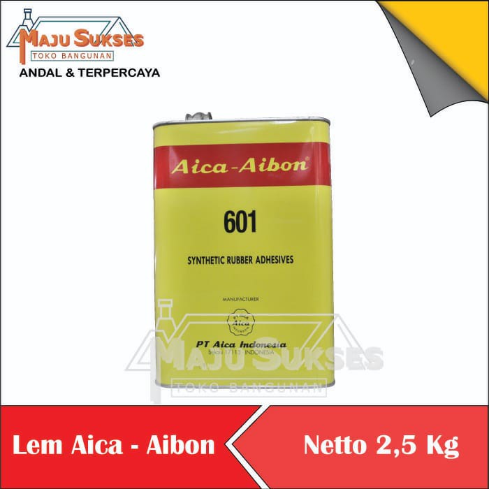 

LEM AICA AIBON 601 2.5KG LEM KUNING PEREKAT SERBAGUNA 2,5 KG GALON