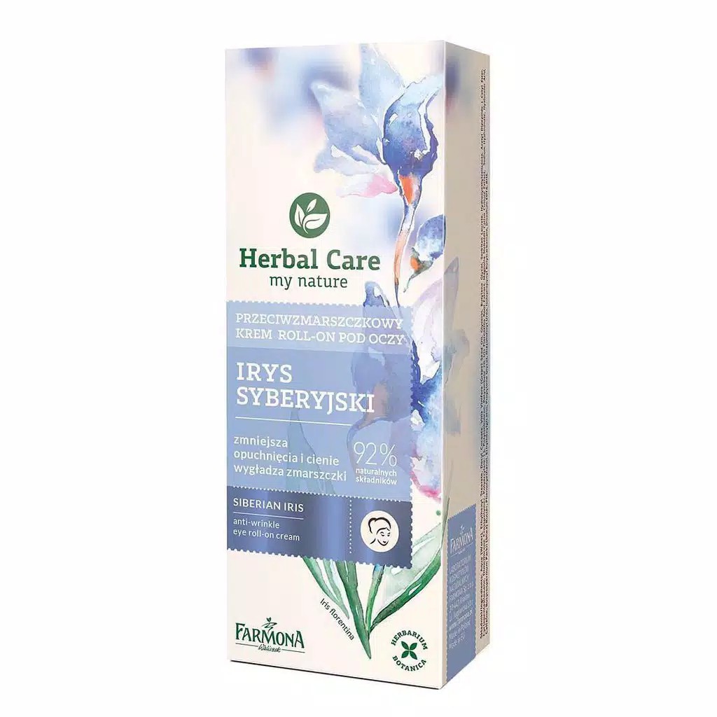 Herbal Care Siberian Iris Anti Wrinkle Eye Roll On Cream 15ml Shopee Indonesia