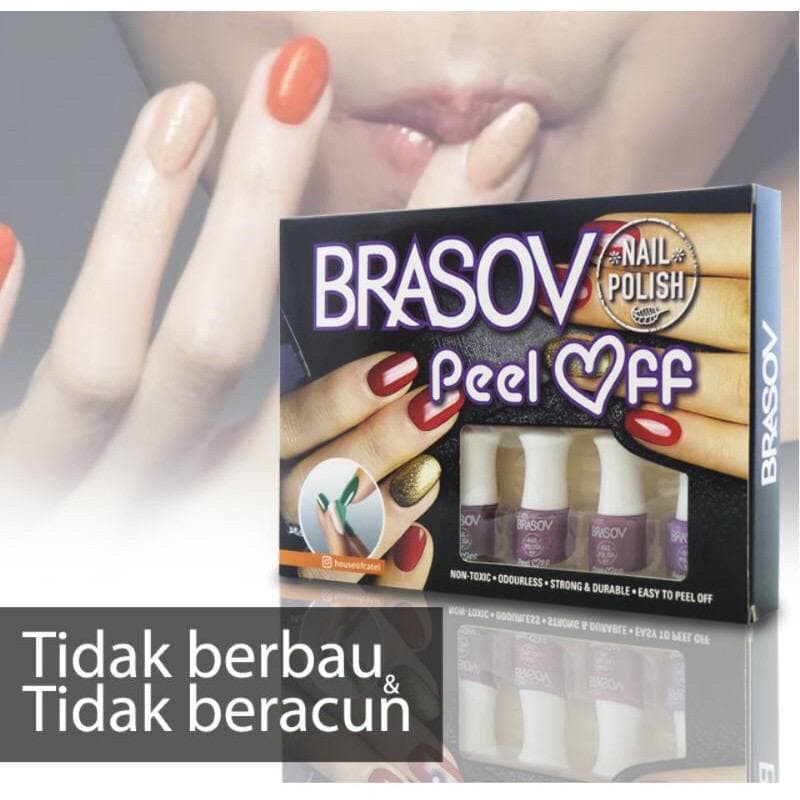 LF - Kutek Brasov Warna Halal Murah 8ml | Cat Kuku Nail Polish 8ml BPOM