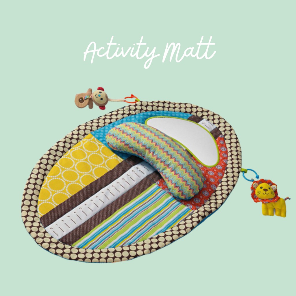 ACTIVITY TUMMY PLAYMAT | Matras Bayi playmat baby | alas tummy time bayi