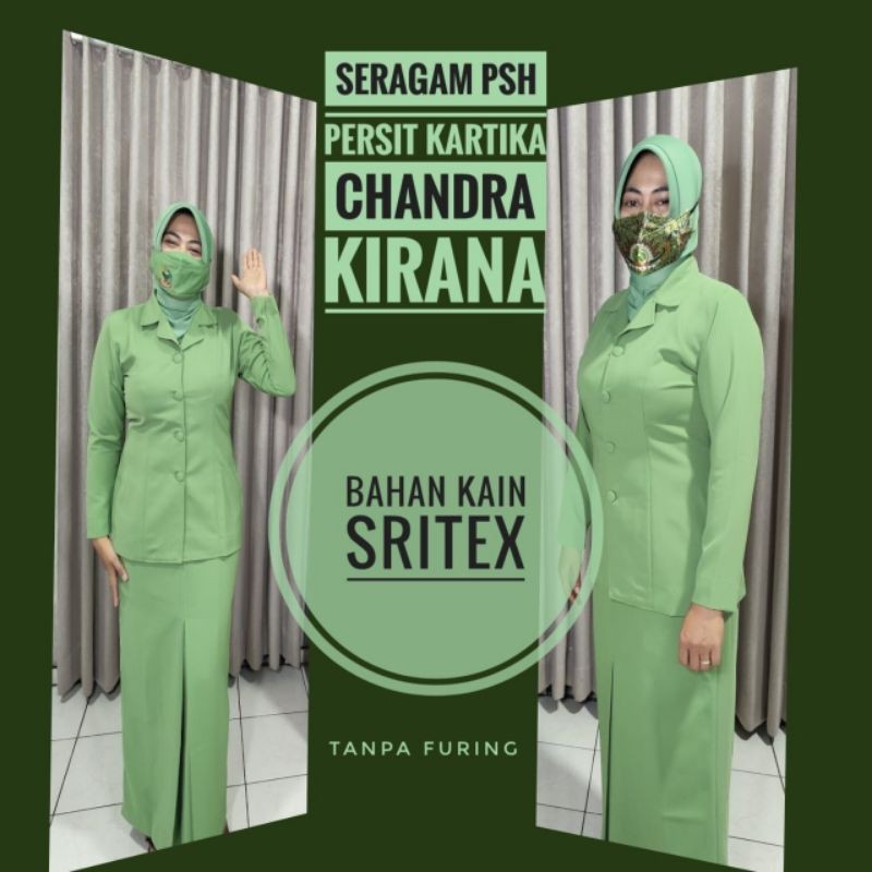 Seragam PSH Persit Kartika Candra Kirana Kain Sritex FREE MASKER jahitan halus dan rapi harga termurah