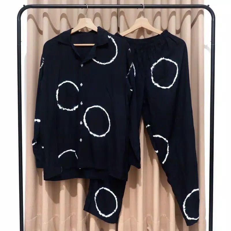 BAJU WANITA SETELAN ATAS BAWAH MOTIF KOLONG RAYON PREMIUM 3 WARNA