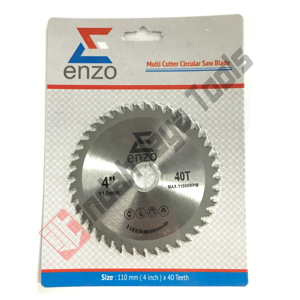 ENZO Mata Pisau Potong Kayu TCT 4&quot; x 40 T  / Wood Circular Saw Blade