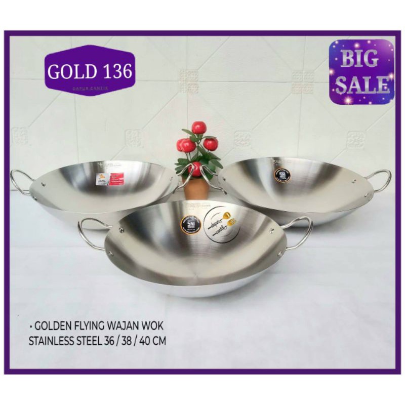 Wajan Anti Lengket- Wajan Sultan Golden Flying Fish