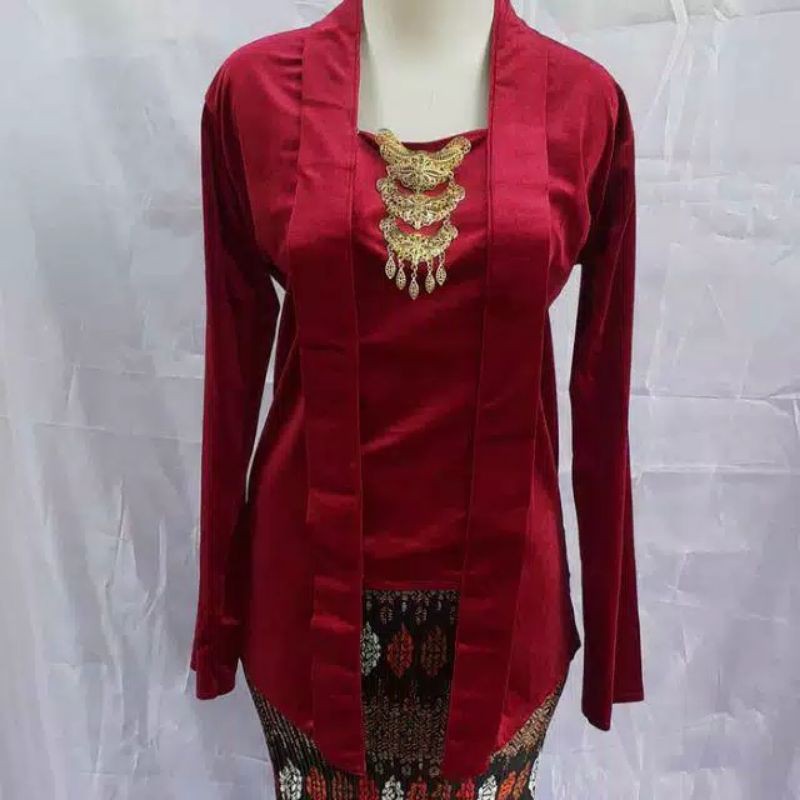 Kebaya Bludru Kutubaru (Standar dan Jumbo)