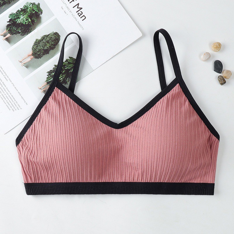 GO! BR490 Bra Wanita Tanpa Kawat Sport Bra Olahraga Bh Push Up Pakaian Dalam Wanita Import