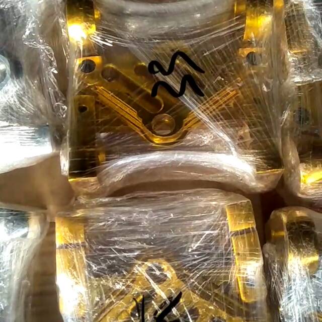 Braket lampu cincin cnc as 33 dudukan lmpu cincin cnc as 33 gold