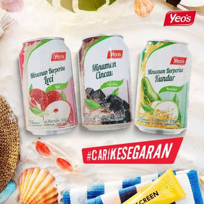 Yeos cincau / bird nest / kedelai / krisantenum