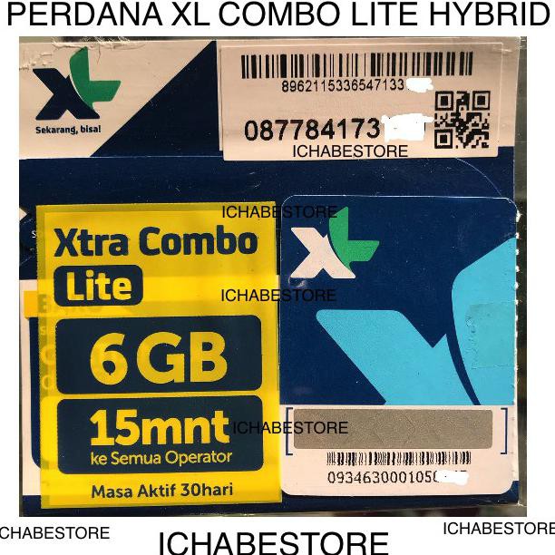 Best Seller Kartu Perdana XL 6GB Xtra Combo Lite Hybrid Murah