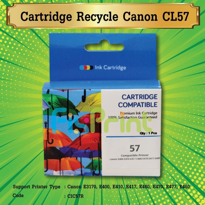 Cartridge Tinta Canon CL57 CL 57 CL-57 Color Printer Canon E400 E460