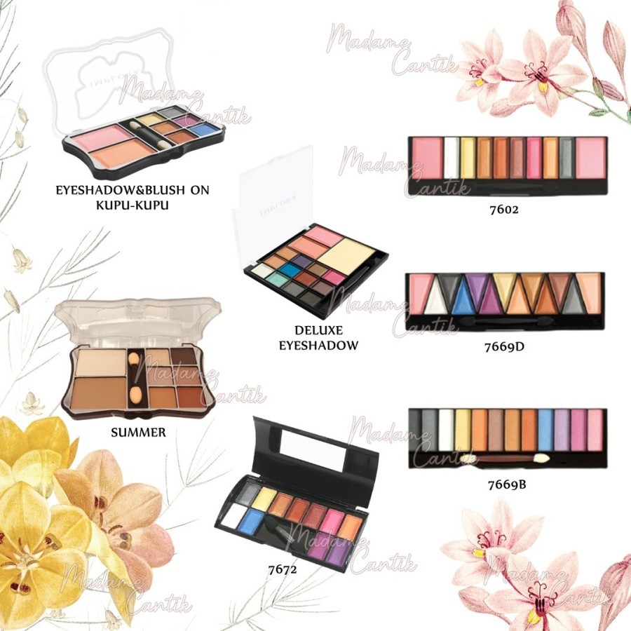 ✿ MADAME ✿ IMPLORA MAKE UP SERES BLUSH ON PALLETE WAJAH ORIGINAL