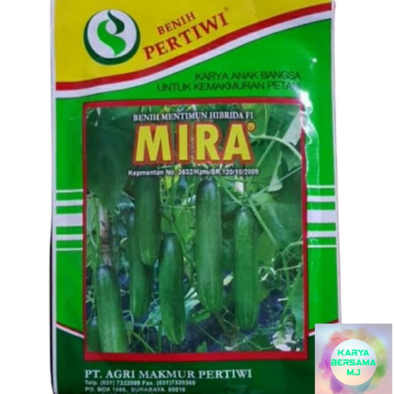 BENIH BIBIT TIMUN MIRA F1 25 GR (±900 BUTIR)