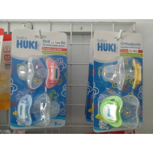 Empeng Huki isi 2/Empeng Pacifer/Empeng Baby/Empeng Bayi/Perlengkapan Baby