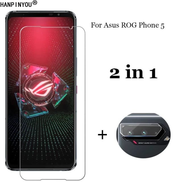 ASUS ROG PHONE 5 / ROG 5S PRO TEMPERED GLASS CLEAR 2IN1 KAMERA