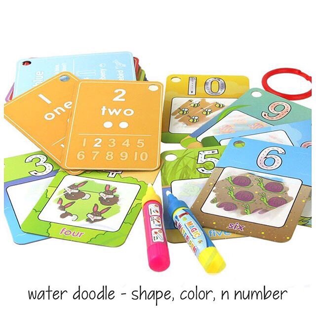 

YUH Mainan mewarnai MAGIC DRAWING CARD 26pcs / magic water painting/ water doodle [EDUFUNTOYS]