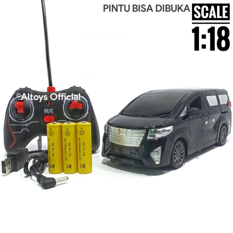 MAINAN RC MOBIL REMOT ALPHARD / MINIATUR ALPHARD