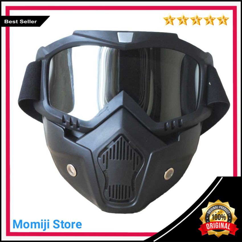 Murah Kacamata Goggles Mask Motor Retro Windproof Gogle Googles Catok