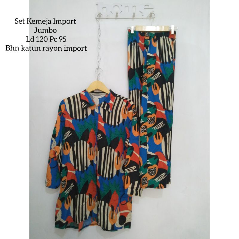 PREMIUM DAILY//SET PAJAMAS//ONE SET SETELAN MOTIF//PAJAMAS IMPORT//PAJAMAS JUMBO