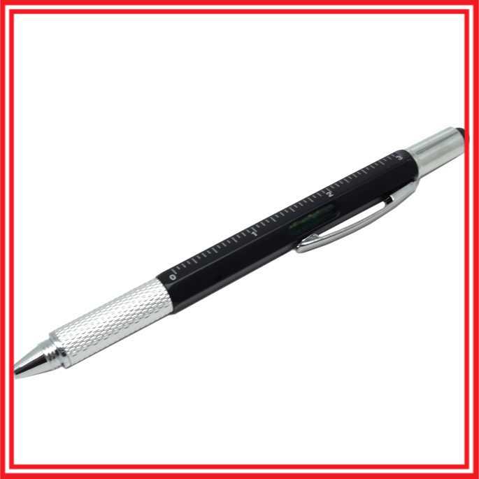 

Taffware Pena Bolpen Multifungsi Stylus + Penggaris + Level + Obeng