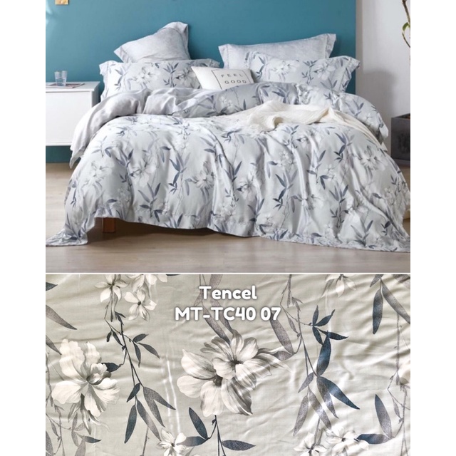 moon kain sprei meteran serat organik motif bunga grey flower modern chic abu aesthetic estetik simp