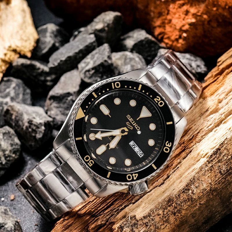 Jam Tangan Pria Merk Seiko Stainless Automatic