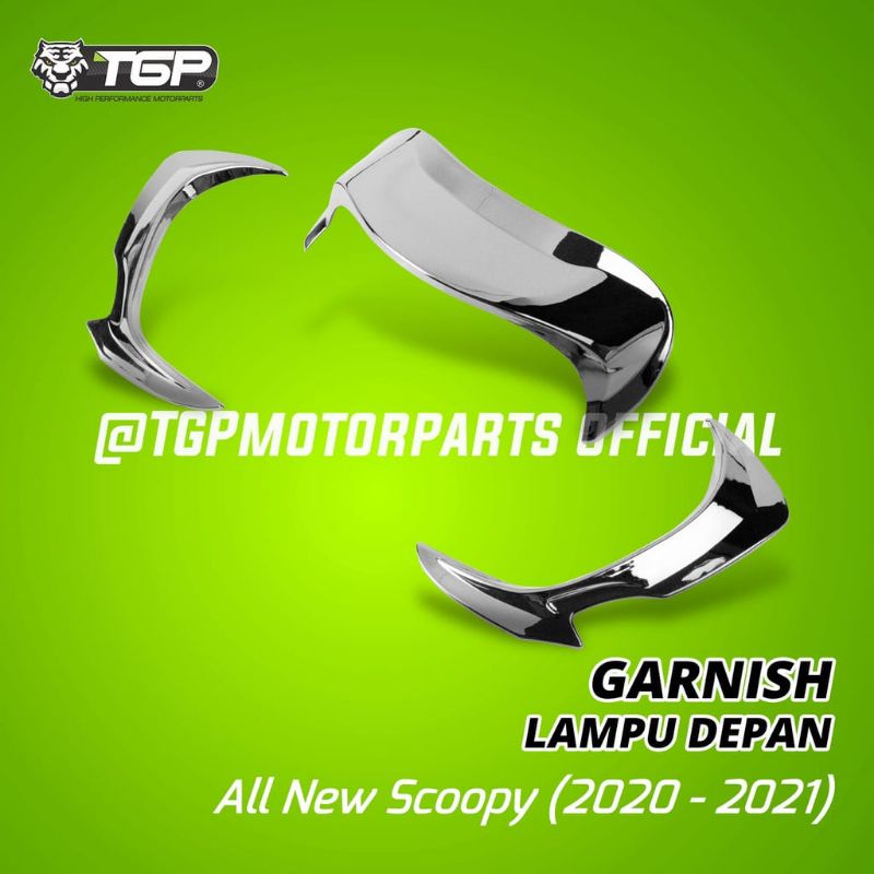 GARNISH Lampu Depan Scoopy New 2020/2021 Original Tgp
