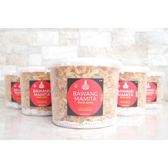 

✨COD✨ Bawang Goreng Mamita Palu Brebes Sumenep 200Gr 100% Murni
