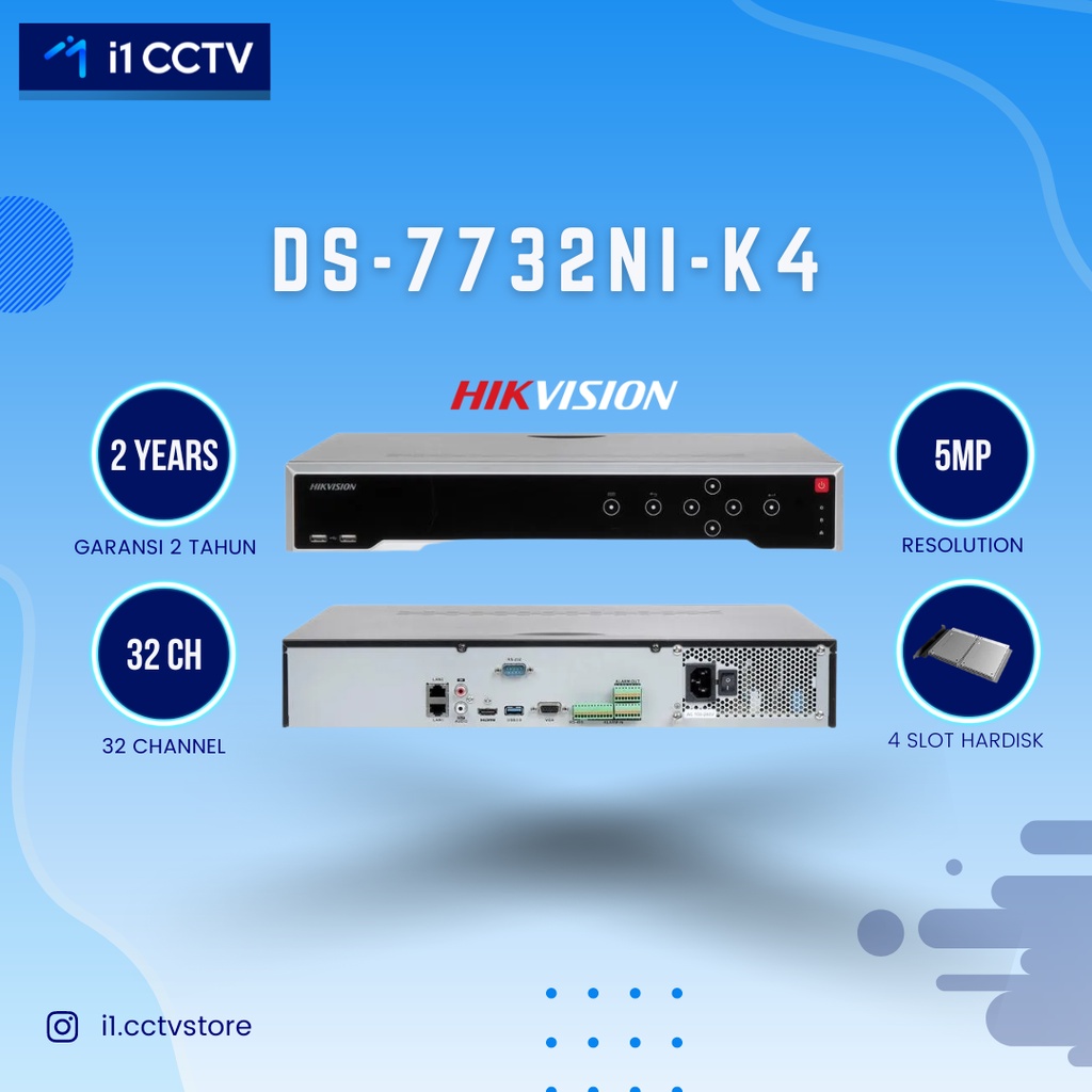 NVR HIKVISION DS-7732NI-K4 32 CHANNEL