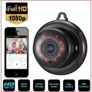 Mini cctv hp wifi spycam online jarak jauh 1080p