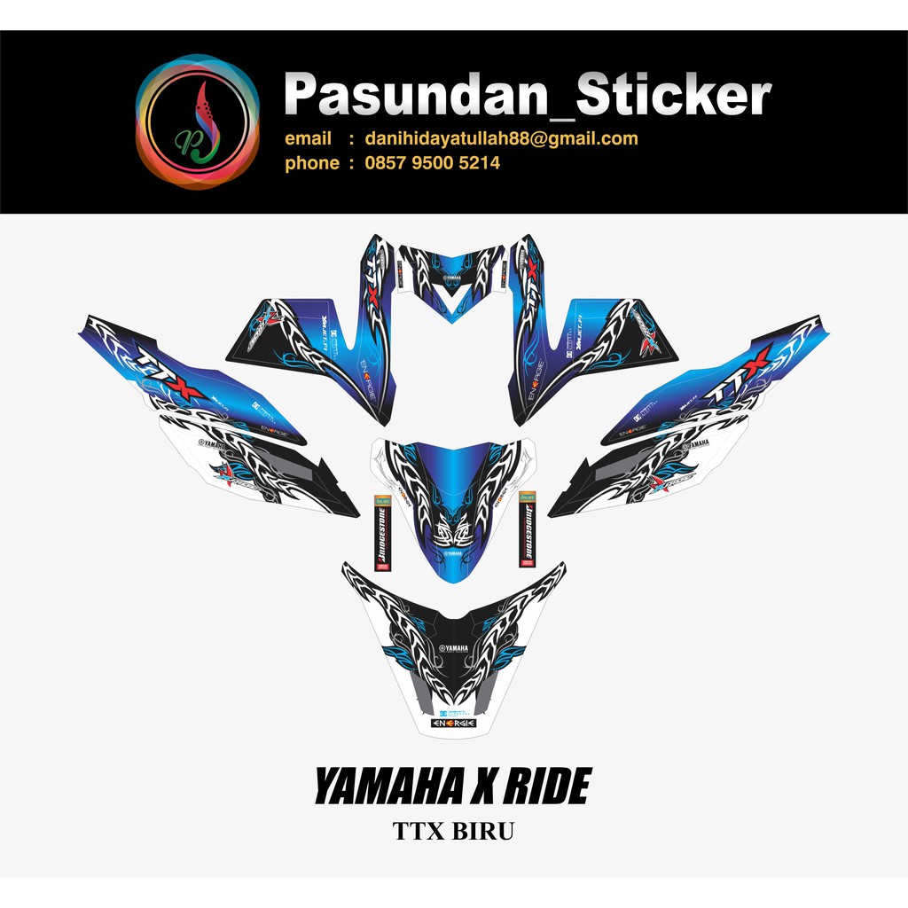 YAMAHA X RIDE TTX BIRU