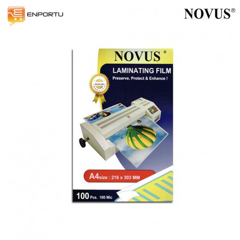 

Novus Laminating A4 100 Micron (216x303 mm)