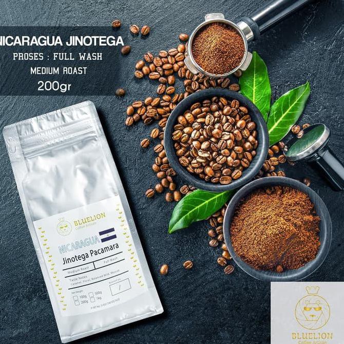 

Nicaragua Jinotega Pacamara 200 gr - Kopi BLUELION - Medium Roast - BIJI