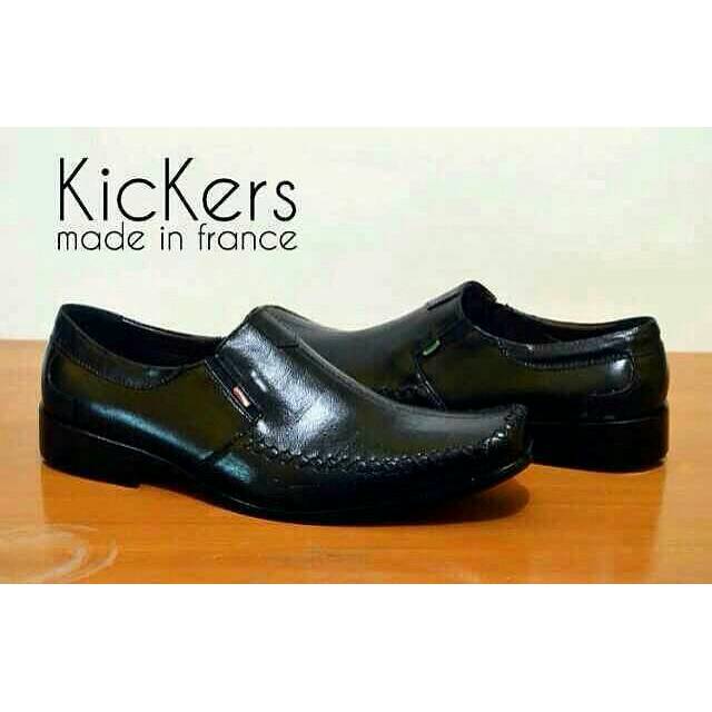 Sepatu pantofel kulit pria formal kerja casual Kulit