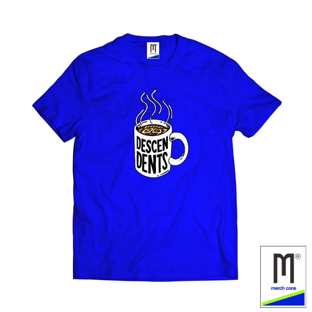 TSHIRT MARCHANDISE BAND DESCENDENT BLUE