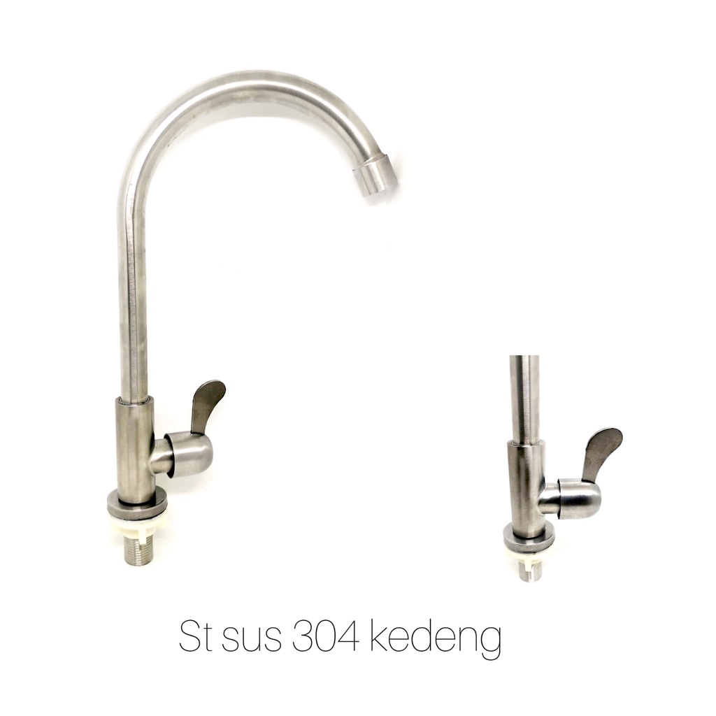 Kran Angsa Tanam Kedeng Stainless Sus 304