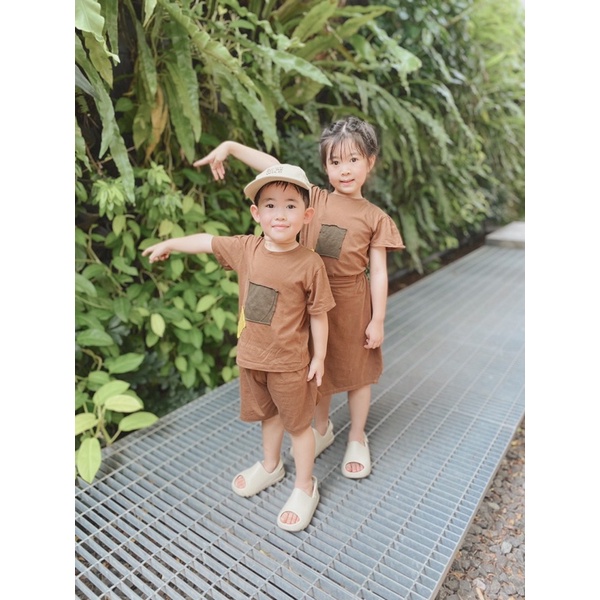 RACHIDKIDS / SETELAN ANAK KEMBAR / DAILY SET KIDS / ZENO DAN ZONA SET