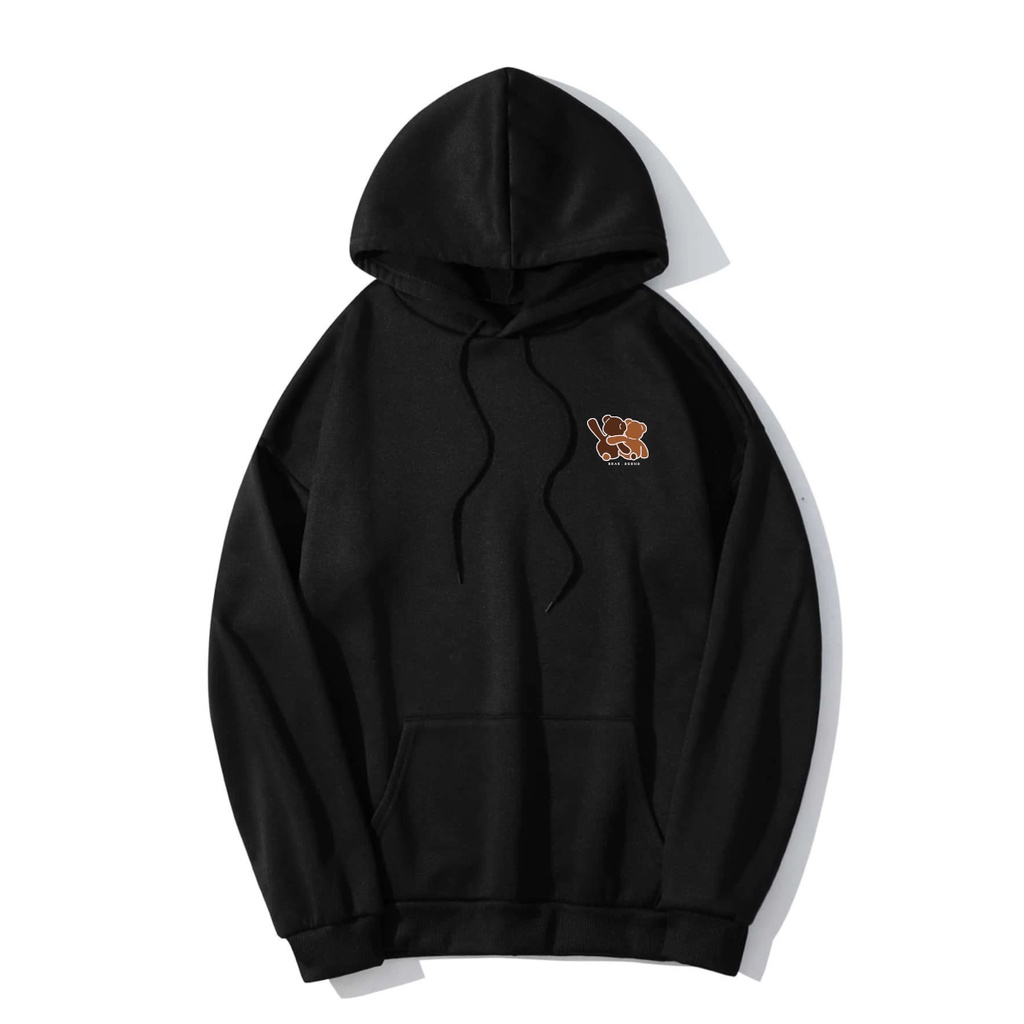 Gadabang Sweater Hoodie Bear Black