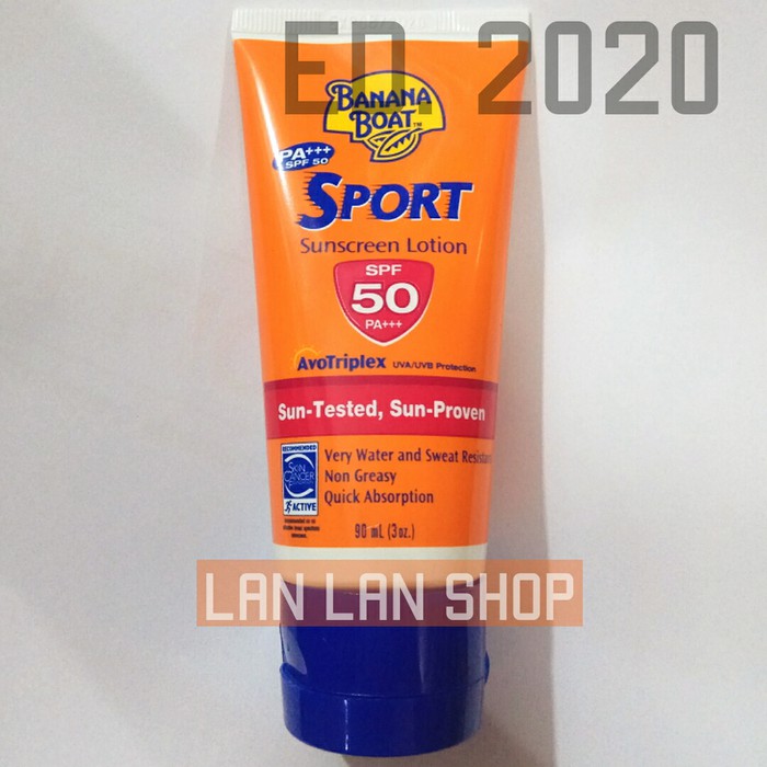 Sneakers Wanita Limited Edition Sneakers Murah P21U1  Banana Boat Sport Sun Block Screen Sunbl