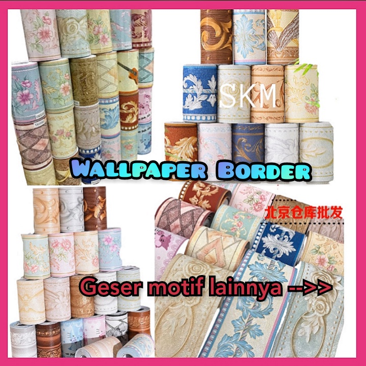[DBEST] WALLPAPER WALLSTICKER STIKER STICKER LIST BORDER STICKER DINDING DAPUR MOZAIK PREMIUM PRM