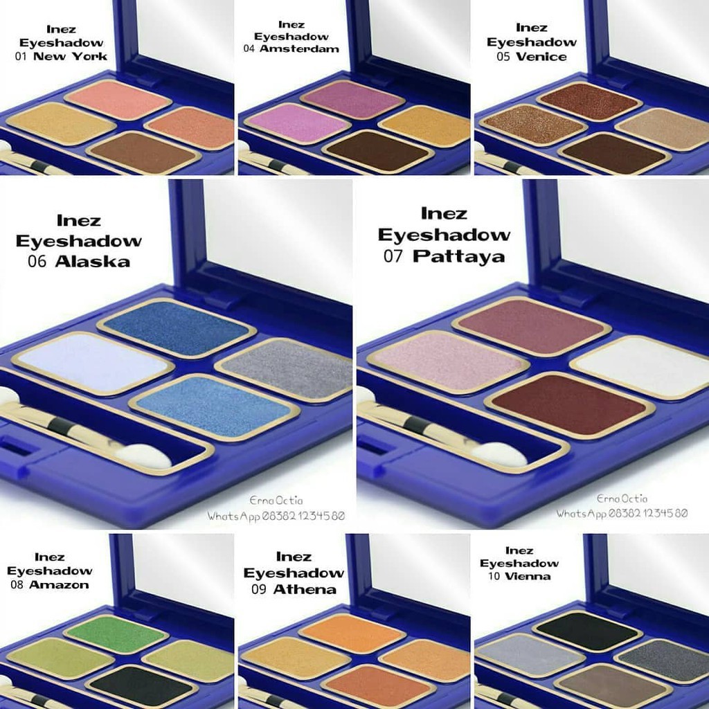 INEZ COLOR CONTOUR PLUS EYE SHADOW COLLECTION