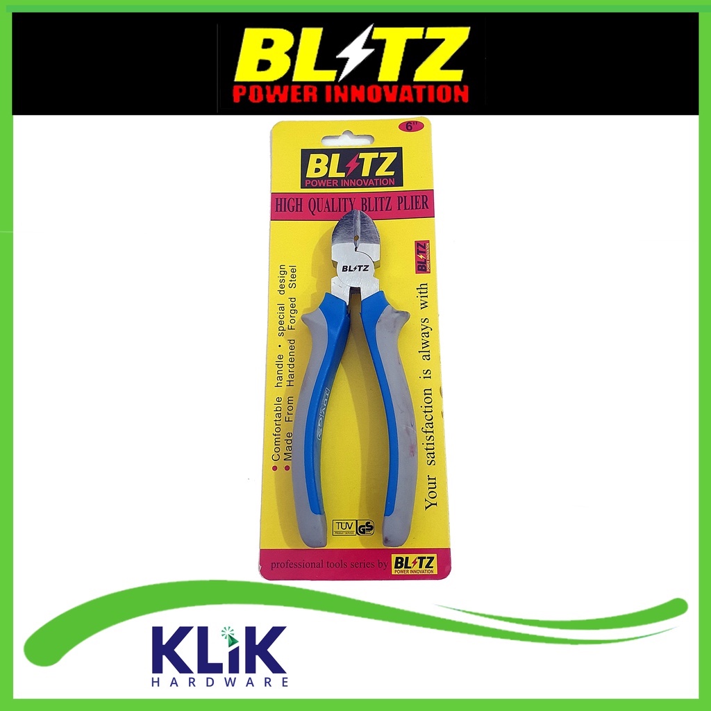 Blitz Tang Potong 6 Inch - Heavy Duty Diagonal Cutting Plier CR-V