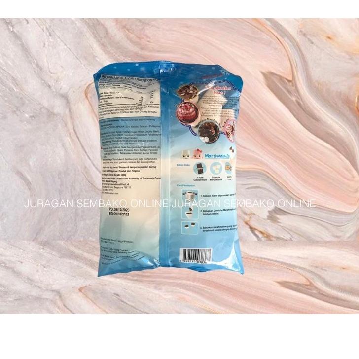

IVG CORNICHE Marshmallow Mega Snow White 300 g HALAL BESAR / CORNICHE MARSHMALLOW BESAR 868RIAE