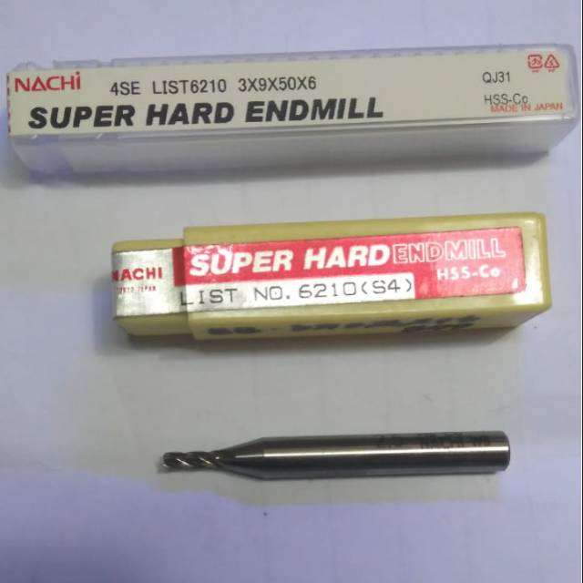 

Endmill Nachi S4 2.5mm